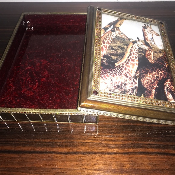 Rare Jay Strongwater Swarovski vanity Box Frame 🤎 - Picture 7 of 17